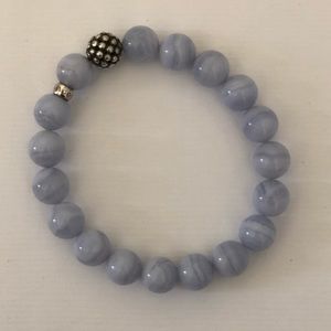 Lagos Maya Blue Agate bead Bracelet